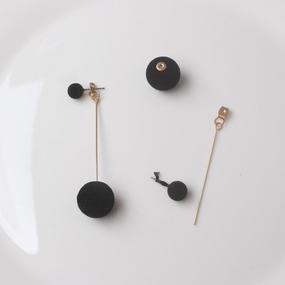 Earrings Women Ball Bohemian Hoop Cute Trendy Jewelry - Picture 5 of 10